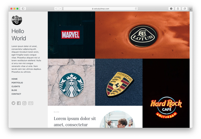 One - Minimal and Creative Sparkle Theme